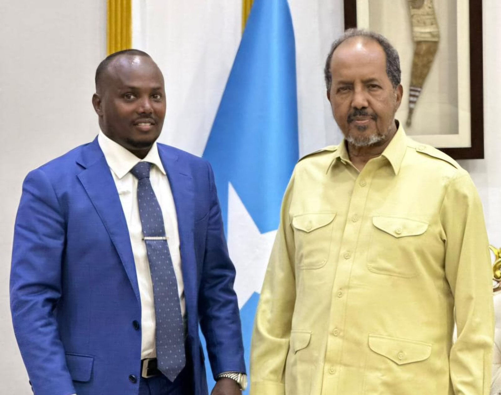 H.E. Nasa Ige meets Somali President Hassan Sheikh Mohamud in Mogadishu