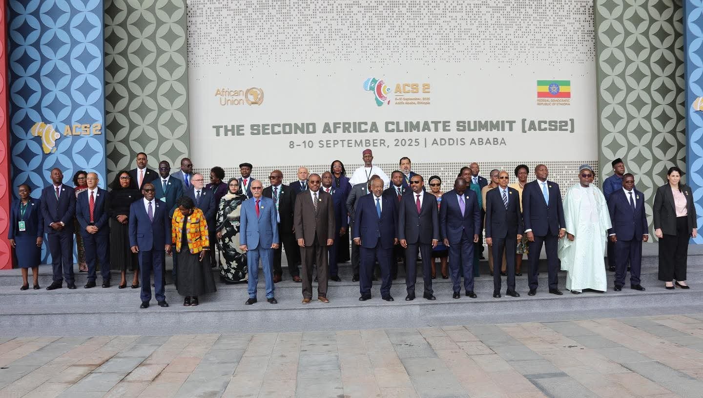 Hon. Mohamed Jibril Mohamed attends African Climate Summit with President Guelleh in Addis Ababa.